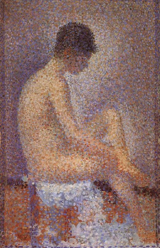 Georges Seurat Flank Stance oil painting image